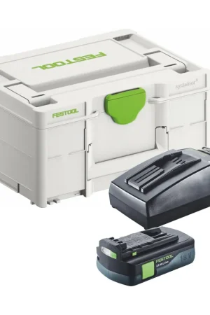 Festool Energie Set 1x BP 18 Li 3,0 C batterie 18 V 3,0 Ah / 3000 mAh Li-Ion ( 577658 ) + chargeur TCL 6 ( 201135 ) + Systainer Réduction