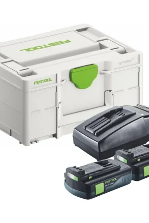 Festool Energie Set 2x BP 18 Li 3,0 C batterie 18 V 3,0 Ah / 3000 mAh Li-Ion ( 2x 577658 ) + chargeur TCL 6 ( 201135 ) + Systainer Affaire À Saisir