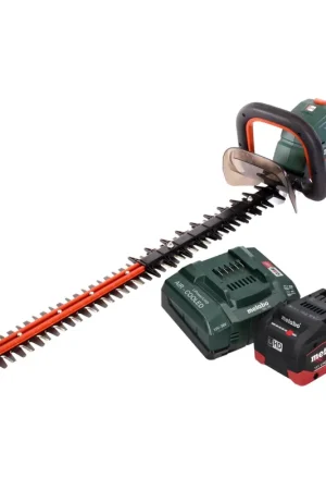 Offre Spéciale Metabo HS 18 LTX BL 75 Cisaille à haies sans fil 18 V 75 cm Brushless + 1x batterie 5,5 Ah + chargeur