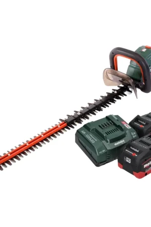 Bon Plan Metabo HS 18 LTX BL 75 Taille-haies sans fil 18 V 75 cm Brushless + 2x batterie 5,5 Ah + chargeur