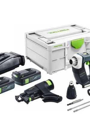 Festool DURADRIVE DWC 18-2500 Basic Visseuse de chantier sans fil 18 V 18 Nm Brushless + 2x batterie 3,0 Ah + chargeur + Systainer Produit De Marque