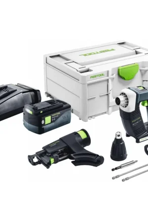Festool DURADRIVE DWC 18-4500 Basic Visseuse de chantier sans fil 18 V 14 Nm Brushless + 1x batterie 5,0 Ah + chargeur + Systainer Nouveauté