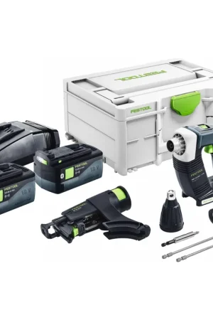 Certifié Festool DURADRIVE DWC 18-4500 Basic Visseuse de chantier sans fil 18 V 14 Nm Brushless + 2x batterie 5,0 Ah + chargeur + Systainer