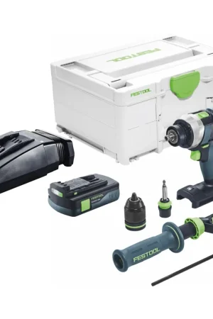 Festool TDC 18/4 I-Basic Perceuse-visseuse sans fil 18 V 75 Nm Brushless + 1x batterie 3,0 Ah + chargeur + Systainer Nouvel Arrivage