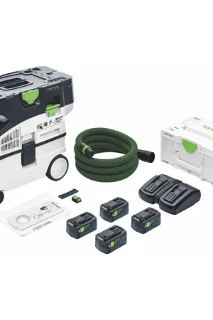 Expédié Aujourd'hui Festool CTLC MIDI I-Plus Aspirateur sans fil mobile 36 V ( 2x 18 V ) classe de poussière L ( 577671 ) + 4x batterie 5,0 Ah + chargeur double + Systainer