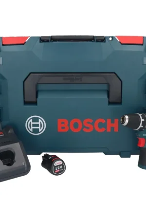 Bosch GSR 12V-15 Professional Perceuse-visseuse sans fil 12 V 30 Nm + 1x batterie 2,0 Ah + chargeur + L-Boxx Dernière Chance