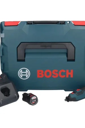 Bosch GRO Outil rotatif sans fil 12V-35 Professional 12 V + 1x batterie 2,0 Ah + chargeur + L-Boxx Prix Promo