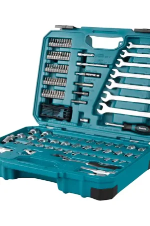 Affaire À Saisir Makita Set d'outils 3/8'' 1/4'' 120 pces ( E-06616 ) Tournevis / Clé à cliquet / Clé à vis / Embouts + Coffret