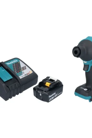 Achat Immédiat Makita DAS180RM1 Souffleur à poussière sans fil 18V Brushless + 1x Batterie 4,0Ah + Chargeur