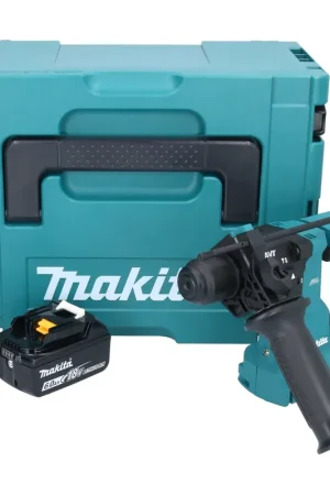 Pas Cher Makita DHR 183 G1J marteau perforateur sans fil 18 V 1.7 J SDS plus brushless + 1x batterie 6.0 Ah + Makpac - sans kit chargeur