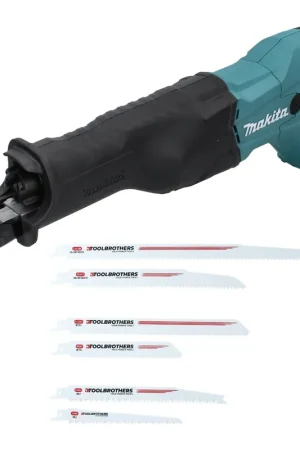 Achat Immédiat Toolbrothers SAWFISH Kit de réparation 6 pièces + Makita DJR 186 Z Scie recipro sans fil 18 V Solo - sans batterie, sans chargeur