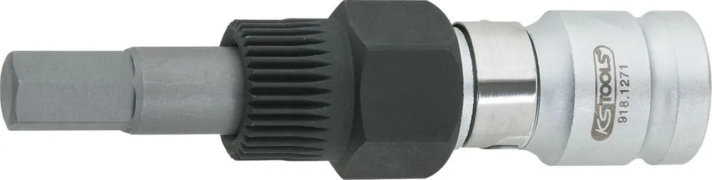 KS TOOLS 1/2' Douille 6 pans pour poulies débrayables d'alternateur, 10 mm, 96 mm ( 150.3156 ) Expédition Rapide