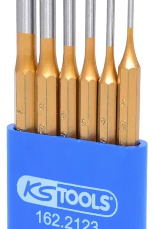 KS TOOLS Jeu de chasses, 6 pcs   Ø 3-4-5-6-8-10 mm ( 162.2123 ) Remise