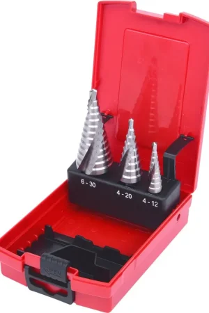 KS TOOLS Coffret de forets étagés HSS Co 5, en box PVC 3 pcs ( 330.2414 ) Bon Marché
