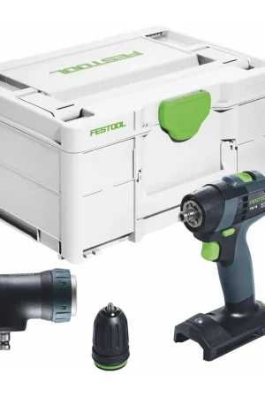 Acheter Direct Festool TXS 18-Basic Perceuse-visseuse sans fil 18 V 40 Nm Brushless + tête angulaire + Systainer - sans batterie, sans chargeur