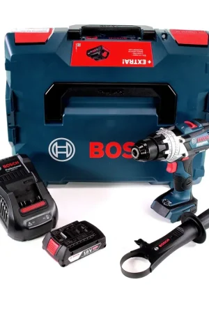 Perceuse-visseuse sans fil Bosch GSR 18V-110 C 18V 110Nm sans balais + 1x batterie 2,0Ah + chargeur + L-Boxx Prix Promo
