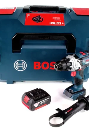 Prix Réduit Perceuse-visseuse sans fil Bosch GSR 18V-110 C 18V 110Nm sans balais + 1x batterie 3,0Ah + L-Boxx - sans chargeur
