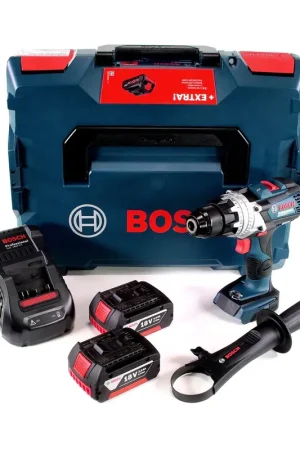 Vente Directe Bosch GSR 18V-110 C perceuse-visseuse sans fil 18V 110Nm sans balais + 2x batterie 3,0Ah + chargeur + L-Boxx
