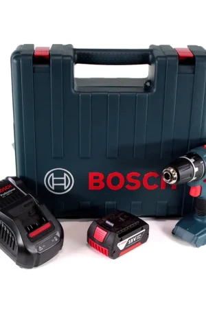 Top Vente Bosch Professional GSR 18 V-21 Perceuse-visseuse sans fil + Coffret de transport - sans Batterie, sans Chargeur