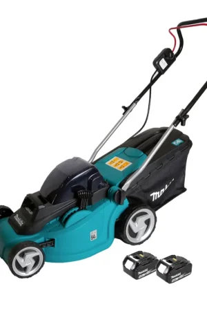 Tondeuse à gazon à batterie Makita DLM 380 M2 36V (2x18V) 38cm + 2x batterie 4,0Ah - sans chargeur Prix Promo