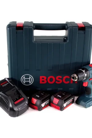 Satisfait Ou Remboursé Bosch Professional GSR 18 V-21 Perceuse-visseuse sans fil + Coffret de transport - sans Batterie, sans Chargeur