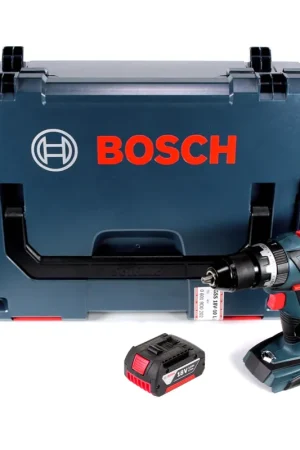 Perceuse-visseuse sans fil Bosch GSR 18V-60 C 18V 60Nm sans balais + L-Boxx (06019G1103) + 1x batterie 3,0Ah - sans chargeur Expédition Rapide