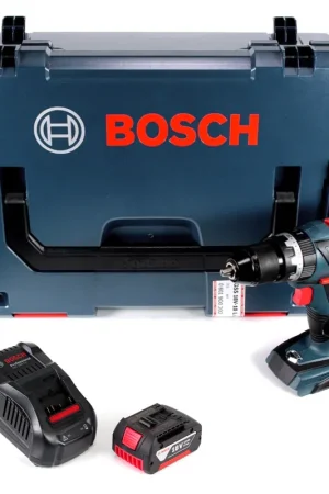 Perceuse-visseuse sans fil Bosch GSR 18V-60 C 18V 60Nm brushless + L-Boxx (06019G1103) + 1x batterie 3,0Ah + chargeur Top Vente