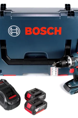 Seulement Aujourd'hui Perceuse-visseuse sans fil Bosch GSR 18V-60 C 18V 60Nm sans balais + L-Boxx (06019G1103) + 2x batterie 3,0Ah + chargeur