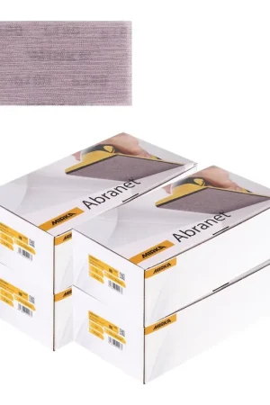 Mirka ABRANET bandes abrasives Grip 93x180mm P180 200 pièces (4x 5412805018) Expédition Rapide