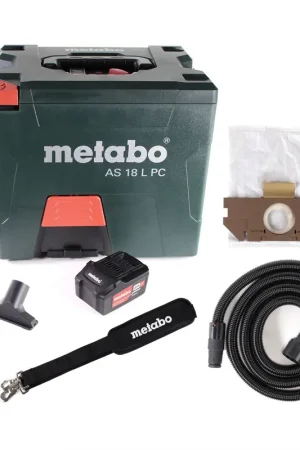 Affaire À Saisir Aspirateur sur batterie Metabo AS 18 L PC 18V 7,5L (602021850) + 1x batterie 5,2Ah - sans chargeur