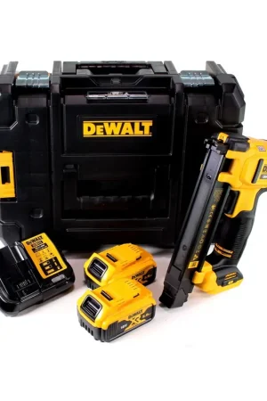 Bon Marché Agrafeuse à batterie Dewalt DCN 701 P2 XR 18V ​​+ 2x batteries 5,0Ah + chargeur + TSTAK