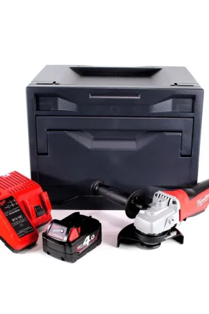 Commander Maintenant Meuleuse d'angle sur batterie Milwaukee HD18 AG-125-401M 18V 125mm + 1x batterie 4,0Ah + chargeur + M-Box