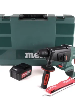 Marteau combiné à batterie Metabo KHA 18 LTX 18V + 1x batterie 5,2Ah + coffret - sans chargeur Jusqu'à Épuisement Des Stocks