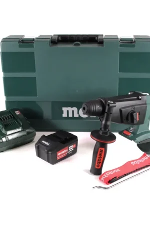 Marteau combiné à batterie Metabo KHA 18 LTX 18V + 1x batterie 5,2Ah + chargeur + mallette Jusqu'à Épuisement Des Stocks