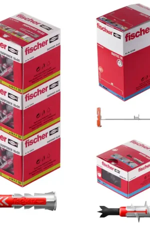 Achat Immédiat Fischer Profibox DUO-Line : DUOPOWER 10x50mm +150 pcs - DUOTEC 10 + 50 pcs - DUOBLADE + 50 pcs ( 553669 )