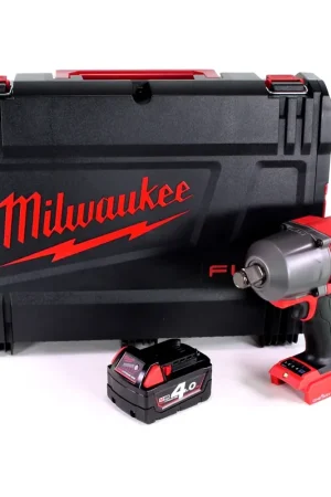 Authentique Clé à chocs sans fil Milwaukee M18 ONEFHIWF34 401 3/4" 18V 1627Nm + 1x batterie 4,0Ah + boîtier HD - sans chargeur