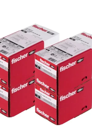 Offre Du Jour Vis à béton Fischer ULTRACUT FBS II 8x80mm 30/15 200 pièces tête hexagonale SW13 rondelle TX40 galvanisée (553686)
