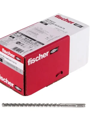 Vis à béton Fischer ULTRACUT FBS II 8x80mm 30/15 50 pièces tête hexagonale SW13 rondelle TX40 galvanisée (536853) + foret à béton en acier SDS-Plus 10x215 (B-58213) Réduction