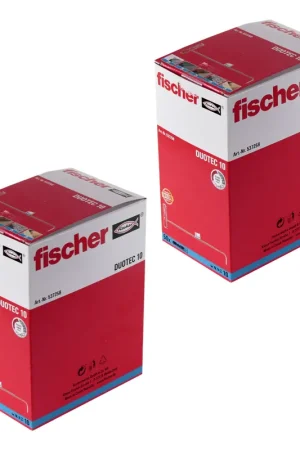 Cheville à cavité Fischer DUOTEC 10 50mm 100 pièces (2x 537258) Certifié