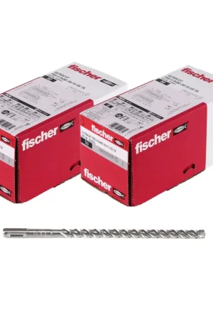 Vis à béton Fischer ULTRACUT FBS II 8x80mm 30/15 100 pièces tête hexagonale SW13 rondelle TX40 galvanisée (536853) + foret à béton en acier SDS-Plus 10x215 (B-58213). Prix Choc
