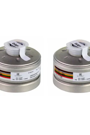 Dräger 2x filtre respiratoire X-plore Rd40 A2B2E2K2 Hg P3 RD (2x 6738797) EN148-1 pour masque complet X-plore 6000 Expédié Aujourd'hui