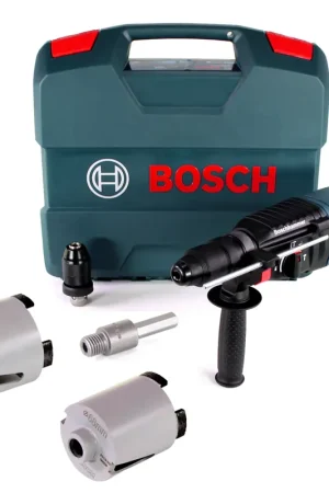 Offre Limitée Perceuse à percussion Bosch GBH 2-26 F 830W 2,7J SDS-plus Solo + accessoires pour forets M16 + coffret