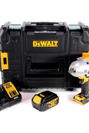 Authentique Clé à chocs sans fil Dewalt DCF 899 HM1 1/2" 18V 950Nm anneau HOG sans balais + 1x batterie 4,0Ah + chargeur + TSTAK