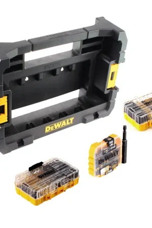 DeWalt DT 70716 TSTAK CADDY Box pour 5x ToughCases et 4x Tac Tac Box + embout et foret à maçonnerie FlexTorq set 75 pièces. Produit De Marque