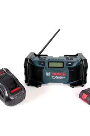 Radio de chantier Bosch GML SoundBoxx 14,4-18V + 1x batterie 2,0Ah + chargeur Retour Gratuit