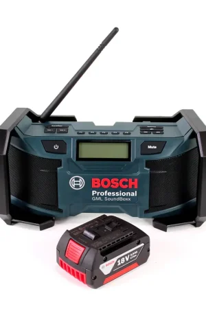 Radio de chantier Bosch GML SoundBoxx 14,4-18V + 1x batterie 3,0Ah - sans chargeur Livraison Express