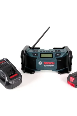 Radio de chantier Bosch GML SoundBoxx 14,4-18V + 1x batterie 3,0Ah + chargeur Jusqu'à Épuisement Des Stocks