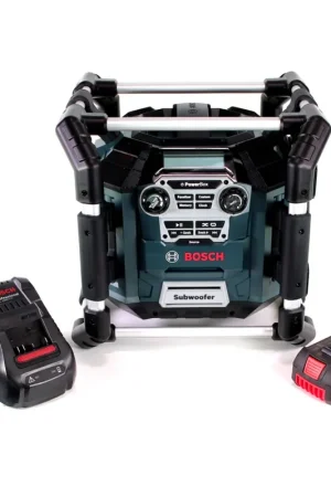 Radio de chantier Bosch GML 20 14,4-18V 1x batterie 5,0Ah + chargeur Dernière Chance