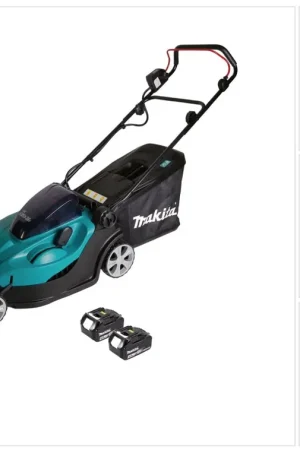 Offre Spéciale Tondeuse à gazon à batterie Makita DLM 431 M2 36V (2x18V) + 2x batterie 4,0Ah - sans chargeur