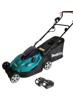 Makita DLM 431 G2 tondeuse à gazon à batterie 36V (2x18V) 43cm + 2x batterie 6,0Ah - sans chargeur Offre Limitée